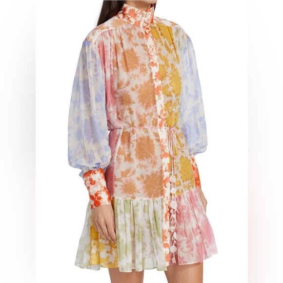 ZimmermannLantern Cotton-Silk Minidress. Size : AU 2/ US 8. Retail $850. - Picture 1 of 13